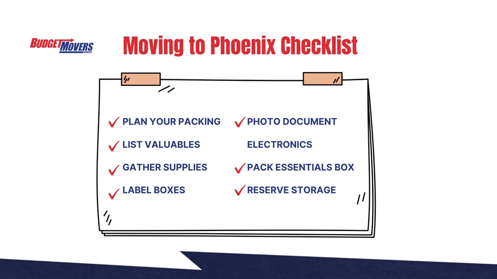 Moving to Phoenix Checklist